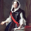"Portret królowej Marii Józefy, żony króla Polski Augusta III" Piotro ...