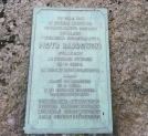 Tablica ku czci Piotra Bardowskiego w miejscu gdzie stał jego dom w Warszawie.