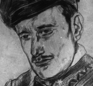Rysunek artysty malarza Karola Zyndrama Maszkowskiego "Wilhelm Wilk-Wyrwiński".