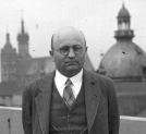 Założyciel i prezes Fundacji Kościuszkowskiej w USA profesor Stefan Mierzwa podczas pobytu w Krakowie w sierpniu 1934 r.
