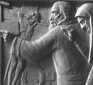 Rzeźba dłuta artysty rzeźbiarza Henryka Kuny "Dziady część II".