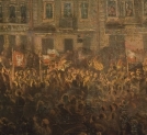 "Manifestacja patriotyczna na Rynku Starego Miasta w 1861 r." Aleksandra Lessera.