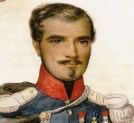 Ludwik Bystrzonowski w mundurze majora wojsk francuskich z 1840 roku.