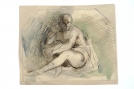 Cyprian Kamil Norwid, studium aktu kobiety siedzącej (1856 r.)