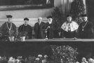 Uroczystośc nadania tytułu doktora honoris causa Uniwersytetu Poznańskiego profesorowi Stanisławowi Zarembie. (maj 1934 r.)