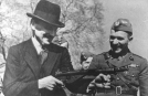 Wizyta brytyjskiego wicepremiera Clementa Attlee w 1 Samodzielnej Brygadzie Spadochronowej w Wielkiej Brytanii.  (1941 - 1944 r.)