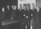 Poświęcenie lokalu warszawskiego komitetu Ligi Obrony Powietrznej i Przeciwgazowej w 1934 r.