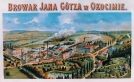 Browar Jana Goetza w Okocimiu  (grafika udostępniona dzięki uprzejmości Pana Jerzego Wyczesanego z Brzeska)