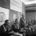 Uroczyste spotkanie partyjne wojskowych w siedzibie "Żołnierza Wolności" w Warszawie w 1967 roku.