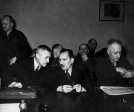 Posiedzenie Rady Narodowej z udziałem premiera Stanisława Mikołajczyka 18.01.1944 roku w Londynie.