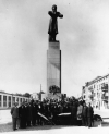 Pomnik Tadeusza Kościuszki u zbiegu ulic Grunwaldzkiej i Roosevelta w Poznaniu.