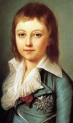 "Portret delfina Francji Ludwika Karola (1785-1795)" Aleksandra Kucharskiego.