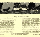 Eligiusz Niewiadomski, ilustracja do wiersza Edwarda Słońskiego "O, mój rozmarynie"