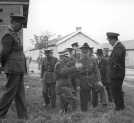 Brytyjska misja wojskowa w obozie WP w Coetquidan. (fot. Czesław Datka, 1940 r.)