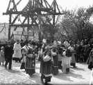 Procesja z relikwią ręki św. Stanisława w Szczepanowie w maju 1936 roku podczas uroczystości 900-nej rocznicy urodzin świętego.