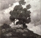 Fotografia obrazu Eligiusza Niewiadomskiego pt. "Wiatr".