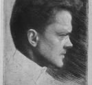 "Autoportret profilem"  Józefa Pankiewicza.