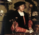 "Portret kupca Georga Gisza" Hansa Holbeina.