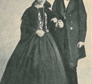 Tadeusz Korzon z żoną, w młodym wieku.