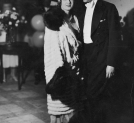 Aktorzy Maria Malicka i Zbigniew Sawan na balu w 1929 roku.