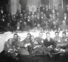 Przyjęcie na cześć brygadiera Józefa Piłsudskiego w hotelu Bristol 17.12.1916 roku.