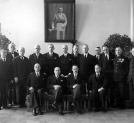 Wręczenie w Warszawie odznaczeń państwowych urzędnikom Ministerstwa Komunikacji  11.11.1935 r.