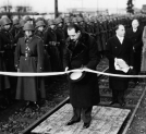 Otwarcie linii kolejowej Żory - Pszczyna w Żorach 29.11.1938 r.