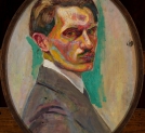 "Portret p. M. K." Wacława Piotrowskiego.