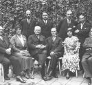 Wizyta delegacji radnych Paryża z wiceprezydentem miasta Quentinem w Polsce 26.09.1932 r.