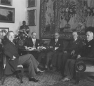 Wizyta delegacji radnych Paryża z prezesem Rady Miejskiej Paryża baronem Lomoreux de Fontenay w Warszawie dnia 6.6.1933 r.
