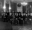 Posiedzenie komitetu budowy gmachu Muzeum Techniki i Przemysłu na Zamku Królewskim w Warszawie, 28.03.1934 r.