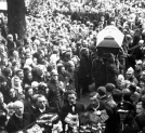 Pogrzeb hrabiego Aleksandra Skrzyńskiego w Kobylance w październiku 1931 roku.