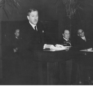 Doroczne zebranie Towarzystwa Naukowego Warszawskiego w Pałacu Staszica 25.11.1937 r.