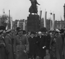 Uroczystość odsłonięcia pomnika Jana Kilińskiego na placu Krasińskich w Warszawie 19.04.1936 r.
