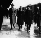 Powrót premiera i ministra spraw zagranicznych Polski Aleksandra Skrzyńskiego z podróży do Pragi i Wiednia 17.04.1926 r.