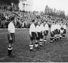 Mecz piłki nożnej Dania - Polska w Kopenhadze w 1932 r.
