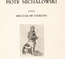 Strona tytułowa książki Mieczysława Sterlinga "Piotr Michałowski".
