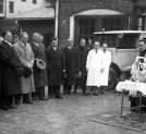 Uroczystość poświęcenia karetek pogotowia w Krakowie w kwietniu 1937 r.