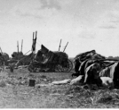 Obóz ludności polskiej wycofującej sie razem z oddziałami 5 Dywizji Syberyjskiej w 1919 r.