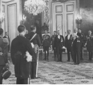 Złożenie listów uwierzytelniających prezydentowi RP Ignacemu Mościckiemu przez ambasadora Włoch w Polsce Alberto Martina Franklina 4.06.1929 r.