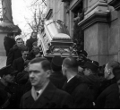 Pogrzeb byłego ministra przemysłu i handlu Stefana Przanowskiego w Warszawie 21.02.1938 r.