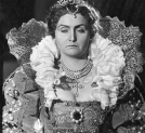 Leokadia Pancewicz-Leszczyńska jako królowa Elżbieta w przedstawieniu „Maria Stuart” Fryderyka Schillera w Teatrze Narodowym w Warszawie w 1934 r.