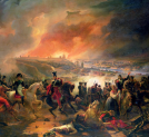 "Bitwa pod Smoleńskiem 17 sierpnia 1812"  Jeana Charlesa Langloisa.