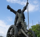 Pomnik Bartosza Głowackiego w Janowiczkach koło Racławic.