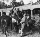 Krajowe zawody konne na hipodromie w Łazienkach Królewskich w Warszawie w maju 1932 r.