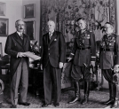 Prezydium Zarządu Głównego Aeroklubu RP na audiencji u prezydenta RP Ignacego Mościckiego, 23.04.1934 r.