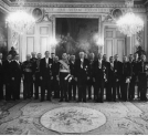 Złożenie listów uwierzytelniających prezydentowi RP Ignacemu Mościckiemu przez ambasadora Francji w Polsce Leona Noela 29.05.1935 r.