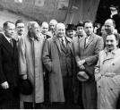 Powitanie premiera Stanisław Mikołajczyka po powrocie z wizyty w ZSRR 13.08.1944 r.