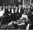 Jubileusz 25-lecia pracy scenicznej Józefa Węgrzyna zorganizowany w Teatrze Narodowym w Warszawie, 5.03.1929 r.