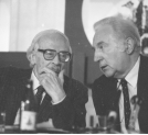 Kongres Intelektualistów w Obronie Pokojowej Przyszłości Świata w Hotelu Victoria w Warszawie w styczniu 1986 r.